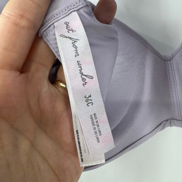 Urban Outfitters Out From Under Wireless Bra 36C Lilac Purple Comfort Lounge - Picture 4 of 5